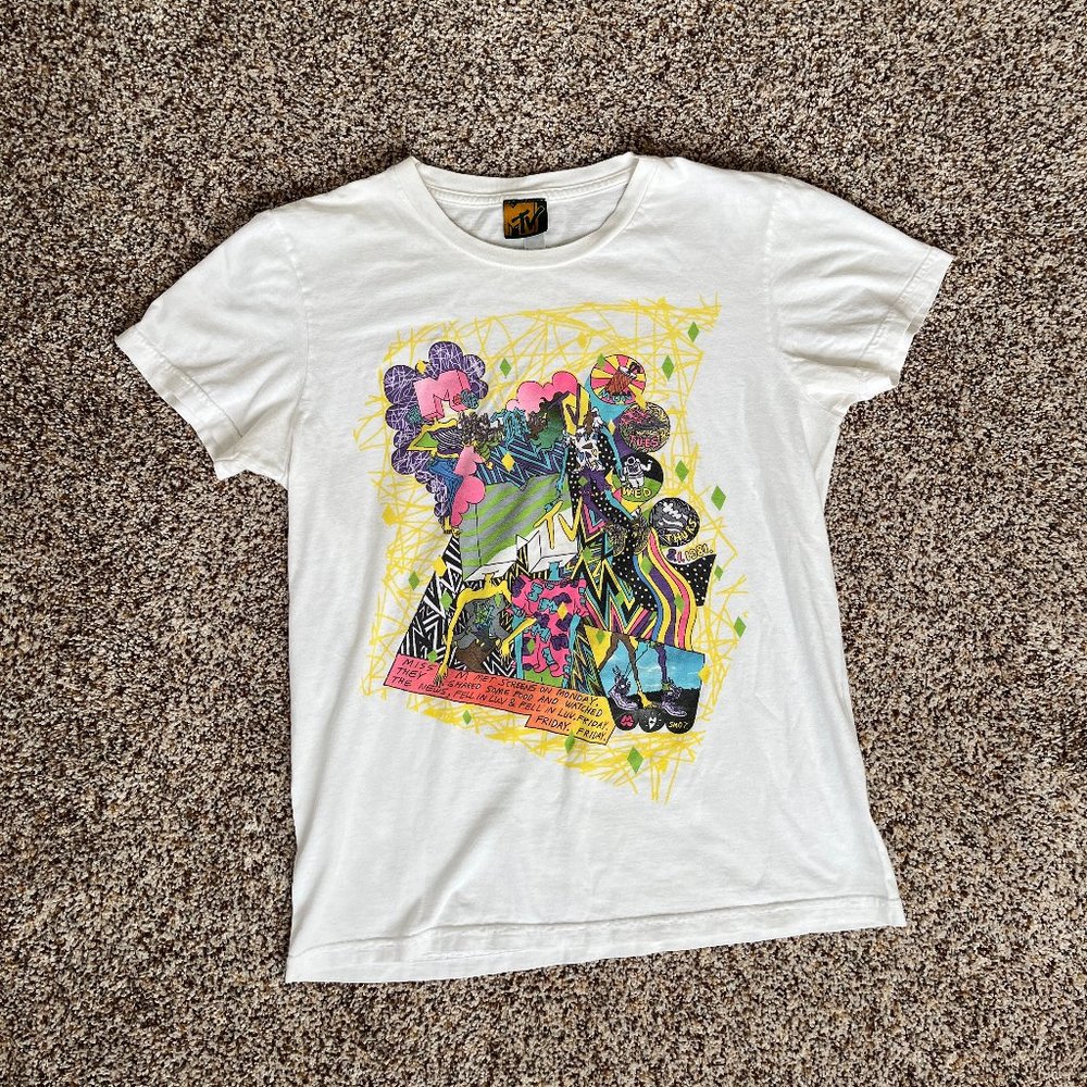 Vintage MTV T Shirt - Women's Large (Measuared Small)
